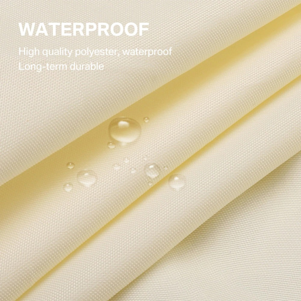 Outdoor Waterproof Anti-UV Shade Sail, Sunscreen Rain Cover, Garden Awning