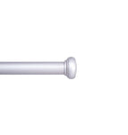 Curtain Rod 37" to 72" / 72” to 144” Adjustable, 1 Inch Diameter Curtain Rods, Black Or Brushed Nickel Adjustable Curtain Rod