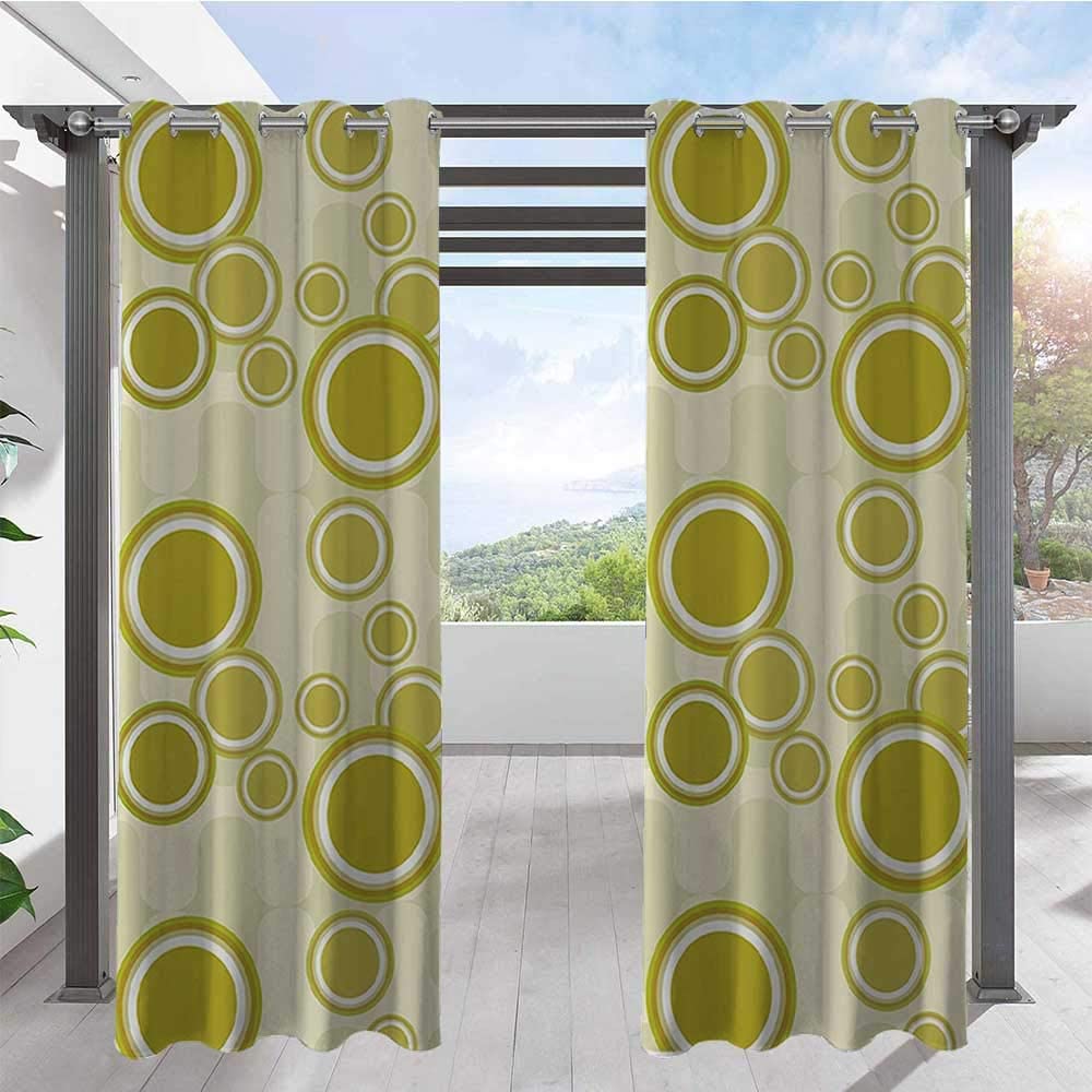 Custom Photo Print Outdoor Curtains, Each piece has the same pattern 1 Pcs