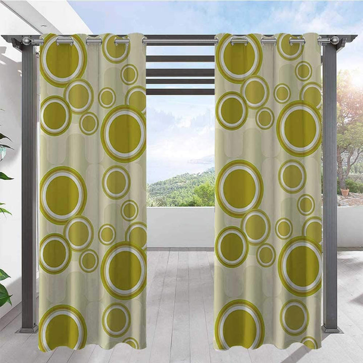 Custom Photo Print Outdoor Curtains, Each piece has the same pattern 1 Pcs