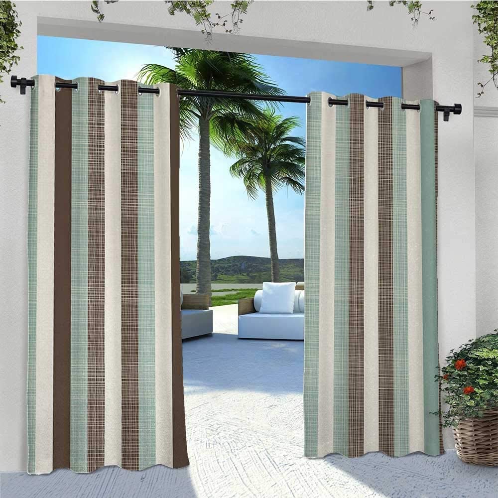 Custom Photo Print Outdoor Curtains, Each piece has the same pattern 1 Pcs