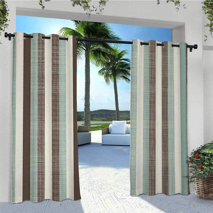 Custom Photo Print Outdoor Curtains, Each piece has the same pattern 1 Pcs