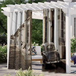 Custom Photo Print Outdoor Curtains, Use one picture for two piece curtains, minimum 2 pcs