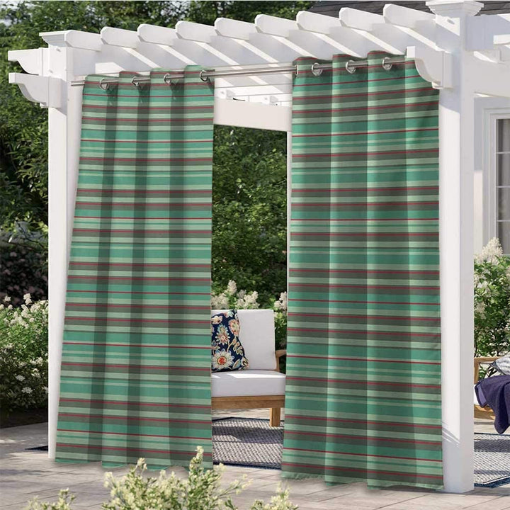 Custom Photo Print Outdoor Curtains, Each piece has the same pattern 1 Pcs