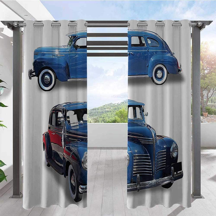 Custom Photo Print Outdoor Curtains, Use one picture for two piece curtains, minimum 2 pcs