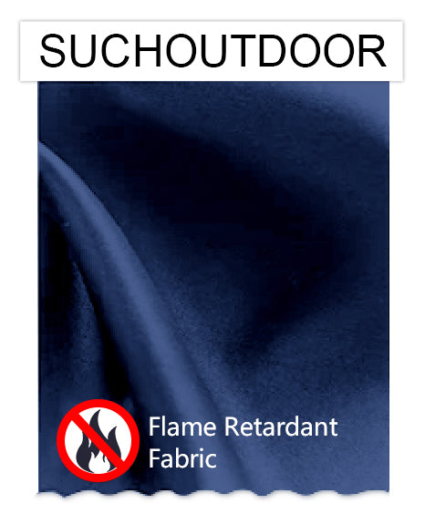 Suchoutdoor Flame Retardant Curtains Fabric Swatch 5 colors