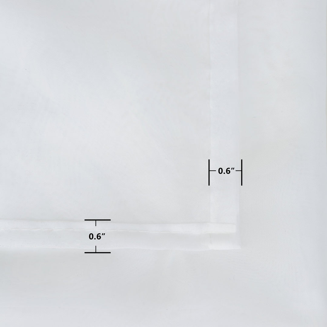 Suchoutdoor Outdoor Waterproof Curtains Sheer, Velcro Tab Top, for Porch/Pavilion/Patio, 1 Panel